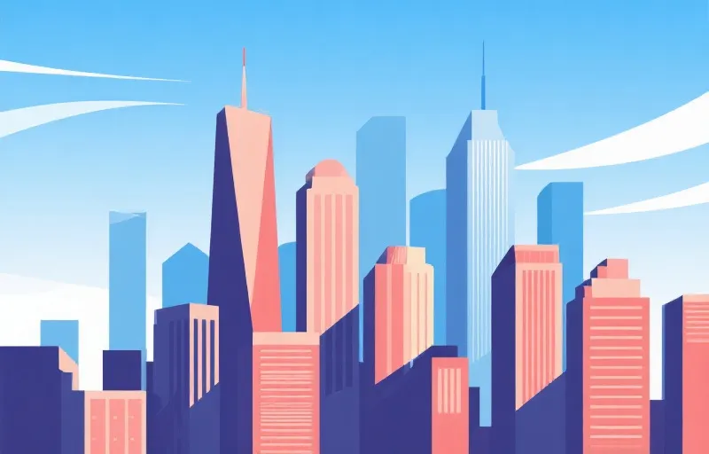 城市与服务点位示意图