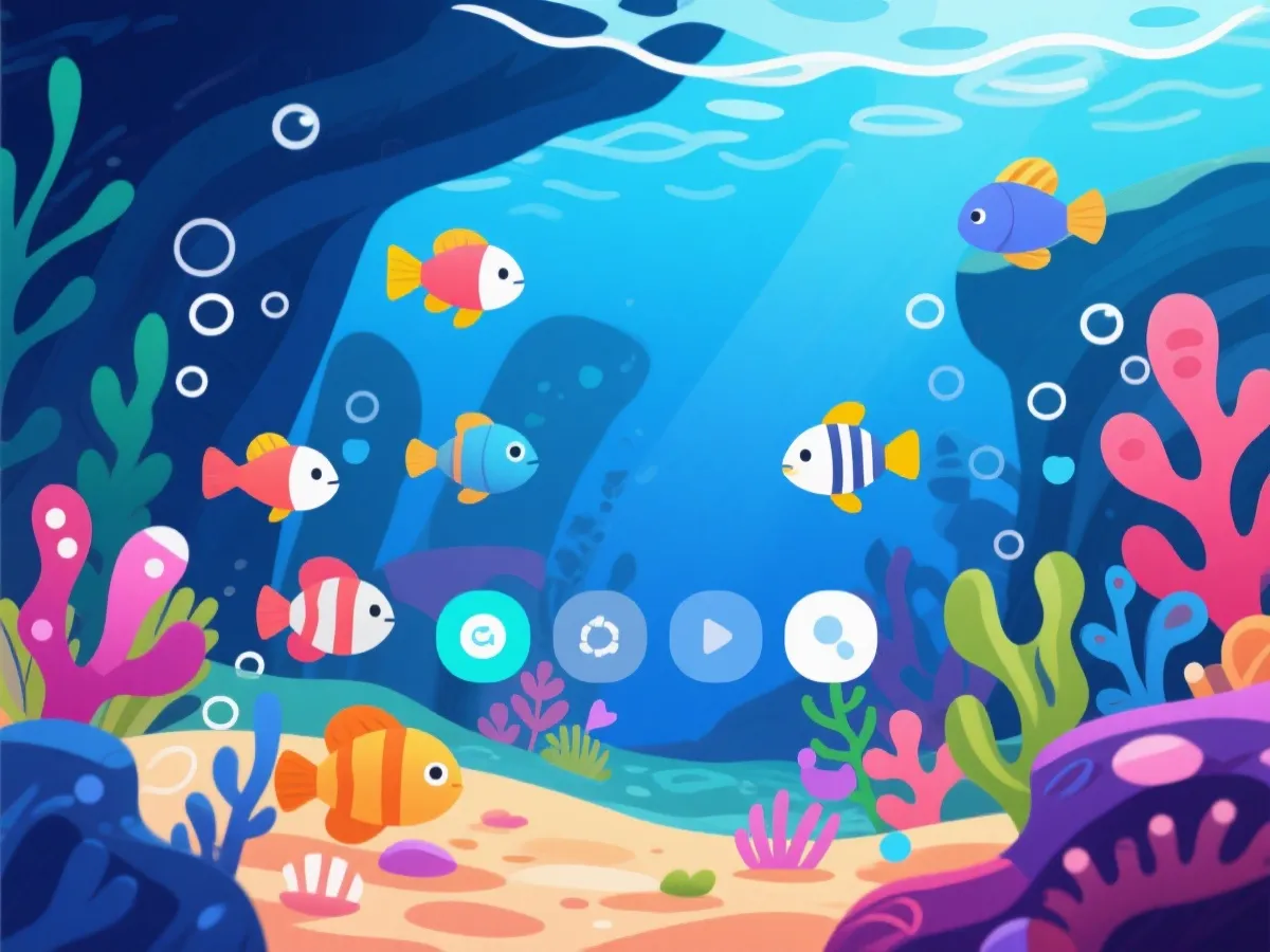 品牌故事 - 海底世界视觉